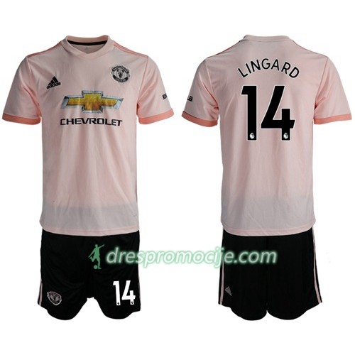 Manchester United Dres Lingard 14 Dječji Gostujući 2018/19 Kratkih Rukava Manchester United Dres Lingard 14 Dječji Gostujući 2018/19 Kratkih Rukava